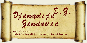 Đenadije Zindović vizit kartica